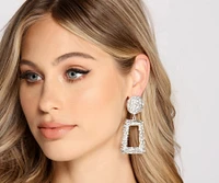 Glam Moment Textured Earrings