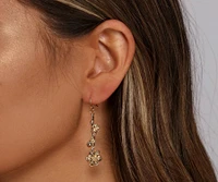 Blooming Beauty Linear Earrings