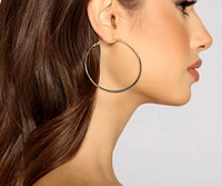 Glamour Diva Large Hoops Three-Pack