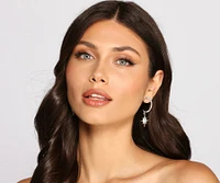 Dream On Moon Starburst Post Earrings