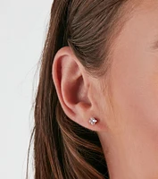 Chic Five-Pack CZ Stud Earrings