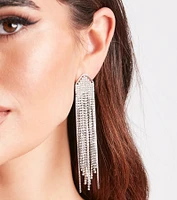 Madam Of Glam Rhinestone Earrings