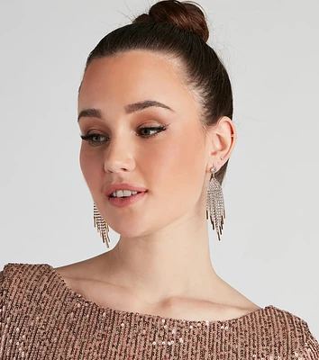 Sparkle Princess Rhinestone Earrings