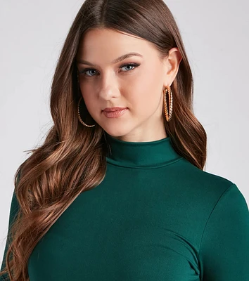 Chic Trendsetter Hoop Earrings Set