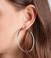 Chic Trendsetter Hoop Earrings Set
