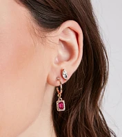 Mesmerizing Beauty Gemstone Earrings Set