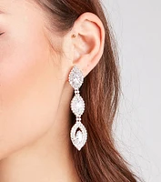 She's So Glam Gemstone Drop Earrings