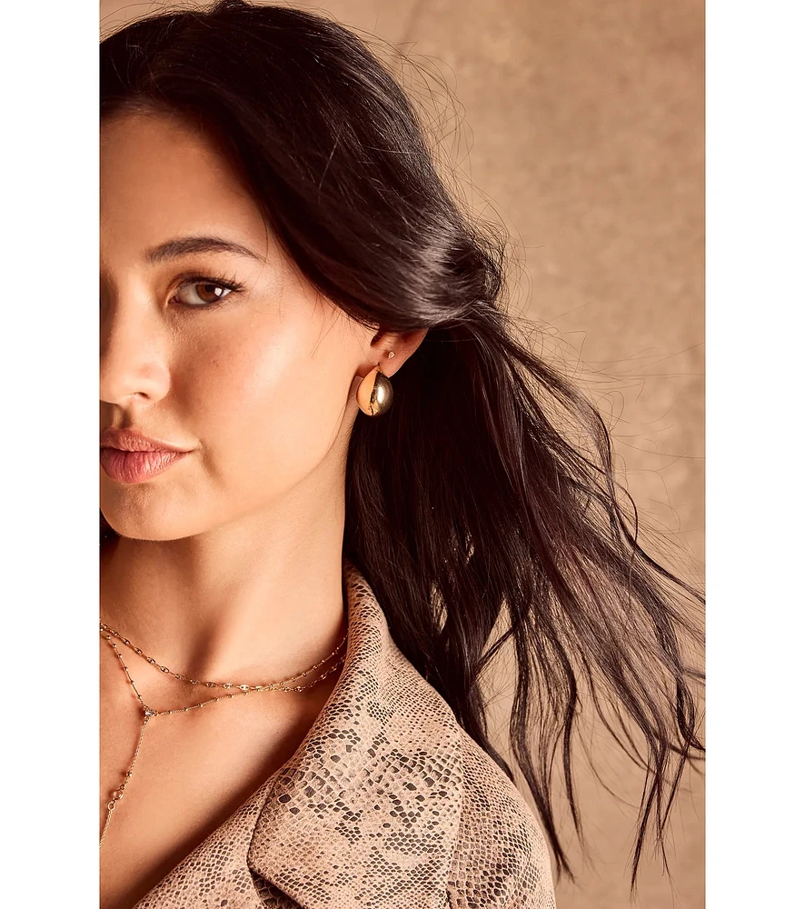 Chic Moment Bubble Hoop Earrings