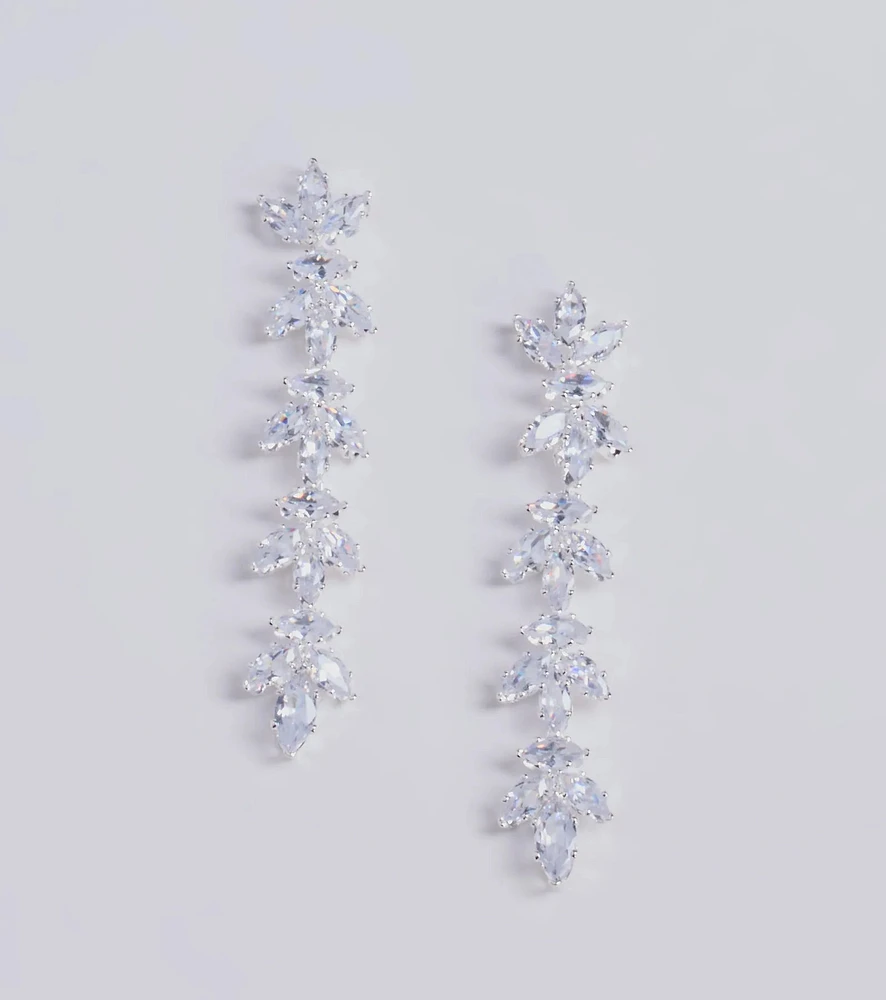 Luxe Stunner Crystal Duster Earrings
