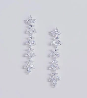 Luxe Stunner Crystal Duster Earrings