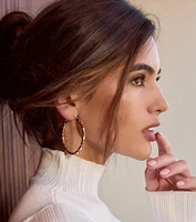 Trendy Twisted Coiled Hoop Earrings