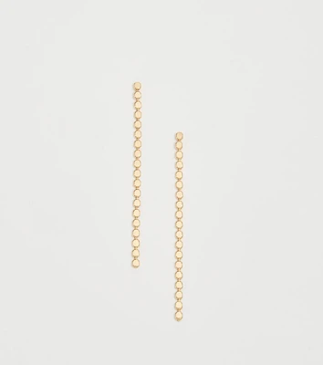Simple Glam Long Chain Earrings