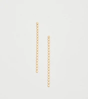 Simple Glam Long Chain Earrings
