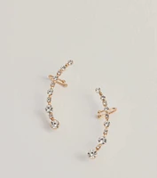 Gorgeous Glam Rhinestone Ear Crawler Set