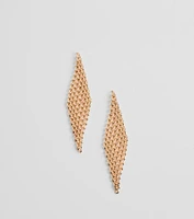 Chic Marvel Mesh Statement Earrings