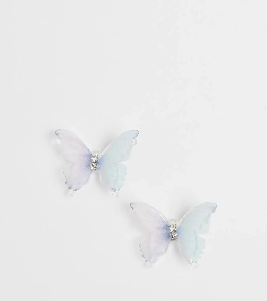 Fabulous Flare Butterfly Statement Earrings
