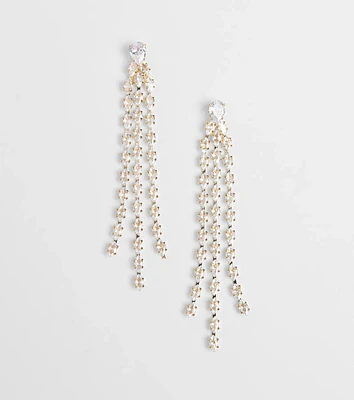 Style So Divine Chandelier Fringe Earrings
