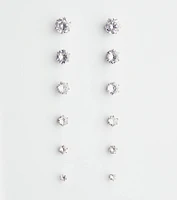 Cubic Zirconia Studs Set