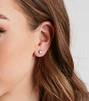 Cubic Zirconia Studs Set