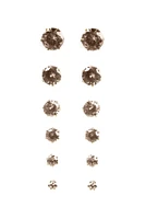 Cubic Zirconia Studs Set
