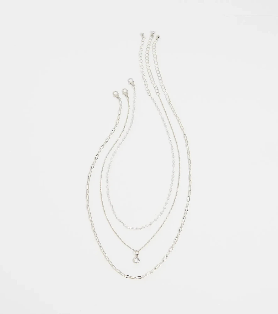 Perfectly Pretty Three Pack Necklace Set