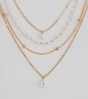 Delicately Chic Pearl Layered Necklace