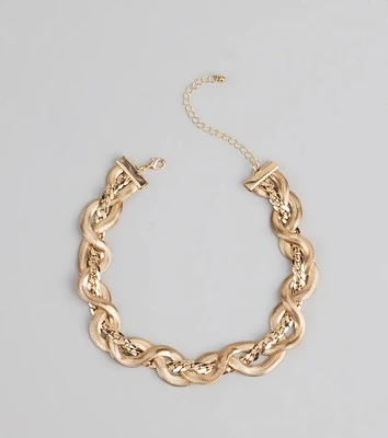 Always A Stunner Chunky Chain Necklace