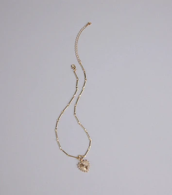 Heartfelt Energy Pendant Chain Necklace