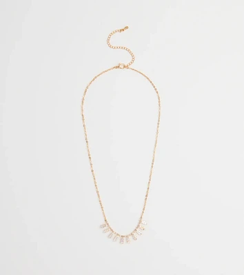 Instant Elevation Cubic Zirconia Charm Necklace