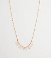 Instant Elevation Cubic Zirconia Charm Necklace