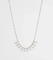 Instant Elevation Cubic Zirconia Charm Necklace