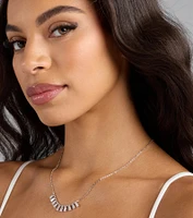 Instant Elevation Cubic Zirconia Charm Necklace