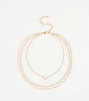 Chic Shine Rhinestone Layered Necklace