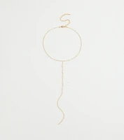 Glam Allure Cubic Zirconia Long Lariat Necklace