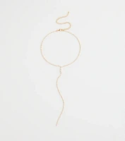 Chic Cubic Zirconia Choker Lariat Necklace