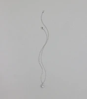 Elegantly Chic Cubic Zirconia Pendant Necklace