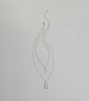 Showcase Faith Pendant Layered Necklace