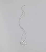 Capture Hearts Pearl Charm Necklace