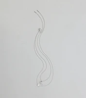All About Luxe Pearl Cubic Zirconia Charm Necklace