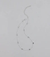 Cute Dainty Butterfly Pearl Beaded Necklace