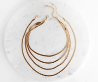 Snake Chain Layered Necklace
