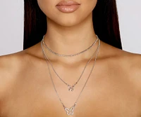 Natural Beauty Butterfly Charm Necklace Pack