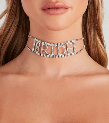Bride Rhinestone Choker