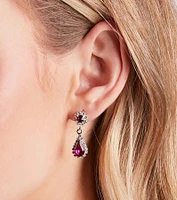 Elegant Style Rhinestone Necklace And Earrings Set