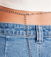 Pretty Bling Dainty Rhinestone Belly Chain