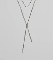 Chic And Dainty Rhinestone Layered Necklace