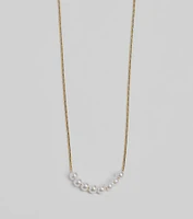 Lady Of Pearl Dainty Necklace