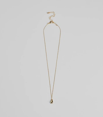 Chic Approved Teardrop Charm Necklace