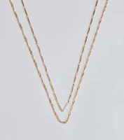 Casual Glam Layered Chain Necklace