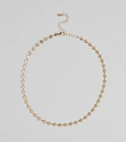 Pretty Chic Floral Chain Necklace